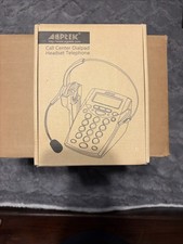 AGPtEK Corded Telephone with Headset & Dialpad for House Call Center  HA0021