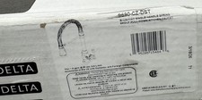 Delta 9690-CZ-DST Broderick 1.8 Kitchen Faucet, Champagne Bronze*READ*