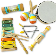 Montessori Wooden Musical Toys for Toddlers 1-5 Years   Sensory Learning Gift fo