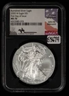 2020-W 1 oz Silver American Eagle Burnished - Mercanti- NGC MS 70 - SKU-E3674