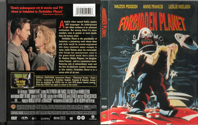 Forbidden Planet DVD 1956 Walter Pidgeon Leslie Nielsen (Snapcase)