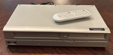 Emerson EWD2004 DVD/VCR Combo With Remote - Tested Working