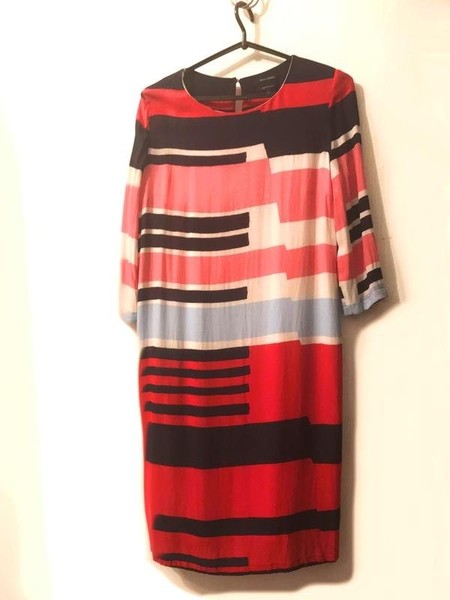 Women Marc O'Polo Dress Red Polyester 36 / S / 44