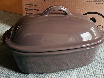 Pampered Chef großer Ofenmeister Stoneware 3L grau NEU/OVP