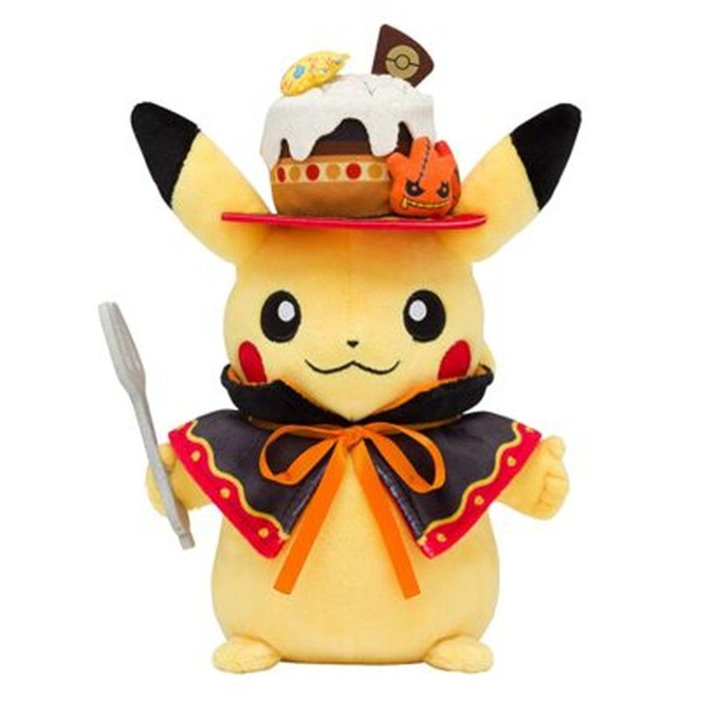 Pokemon Center Original Plush Doll Pikachu We Are TEAM TREAT ! JAPAN OFFICIAL