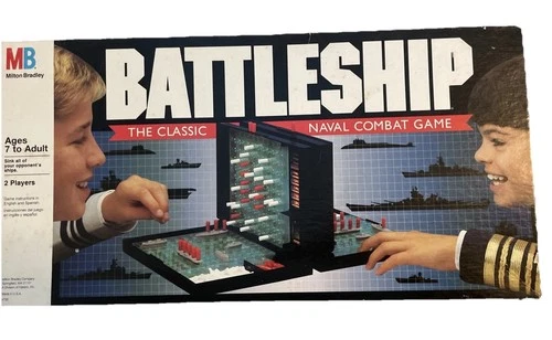 Vintage 1990 Milton Bradley Battleship Board Game Complete Naval Combat