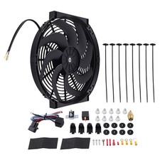 14in Electric Cooling Fan Radiator Assembly 12v 90w Universal Fit