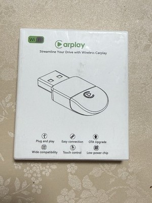 Wireless CarPlay Adapter & Android Auto Wireless Adapter, Plug & Play