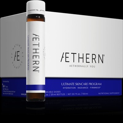 Aethern Ultimate Skincare Program Dietary Supplement 28 Bottles Drink 10/17/25