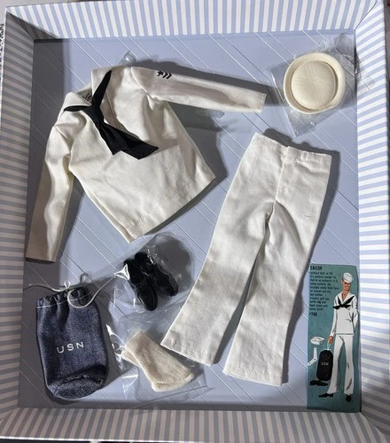 Vintage Ken #796 Sailor Outfit USN Navy Barbie Mattel 1963