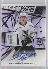 2021 Upper Deck SP Game Used Purple Memorabilia 4/10 Rasmus Kupari #147 Auto 0c3