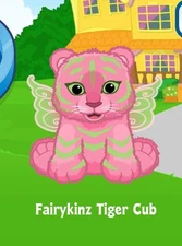 Webkinz Classic Fairykinz Tiger Cub Virtual Adoption Code Only MESSAGED RETIRED