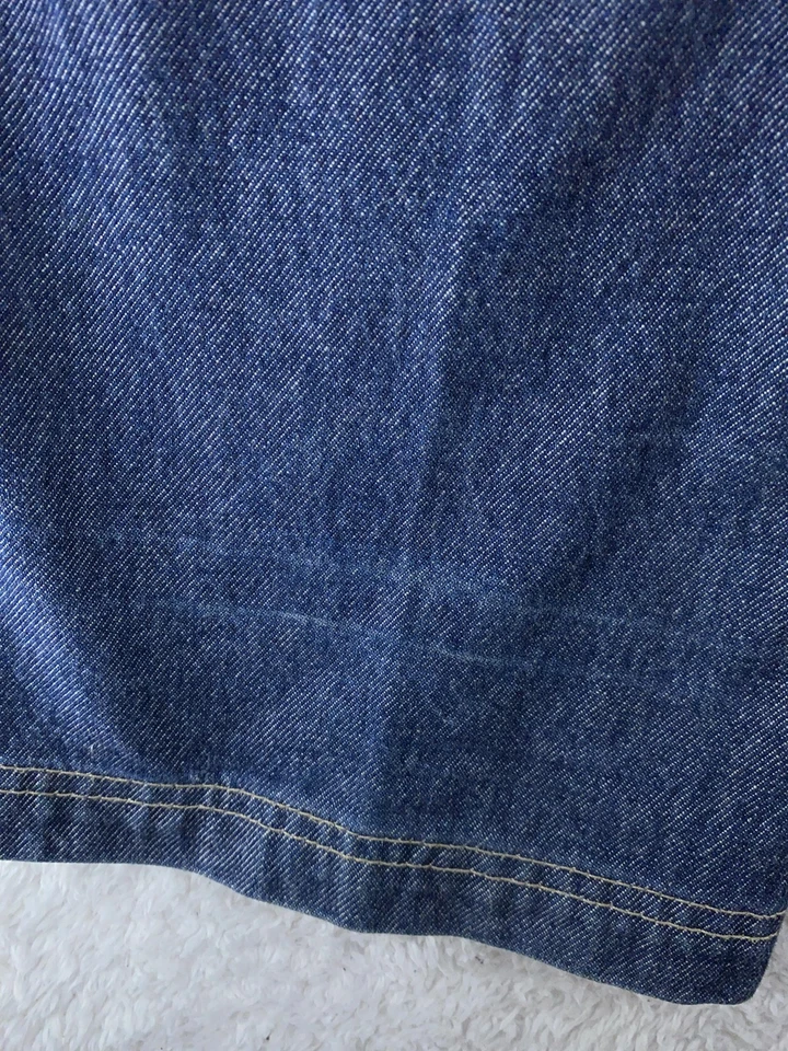 Rocawear Jeans ACTUAL 39x33 Blue Denim Carpenter Loose Fit Pants Hip Hop - Image 4 of 4