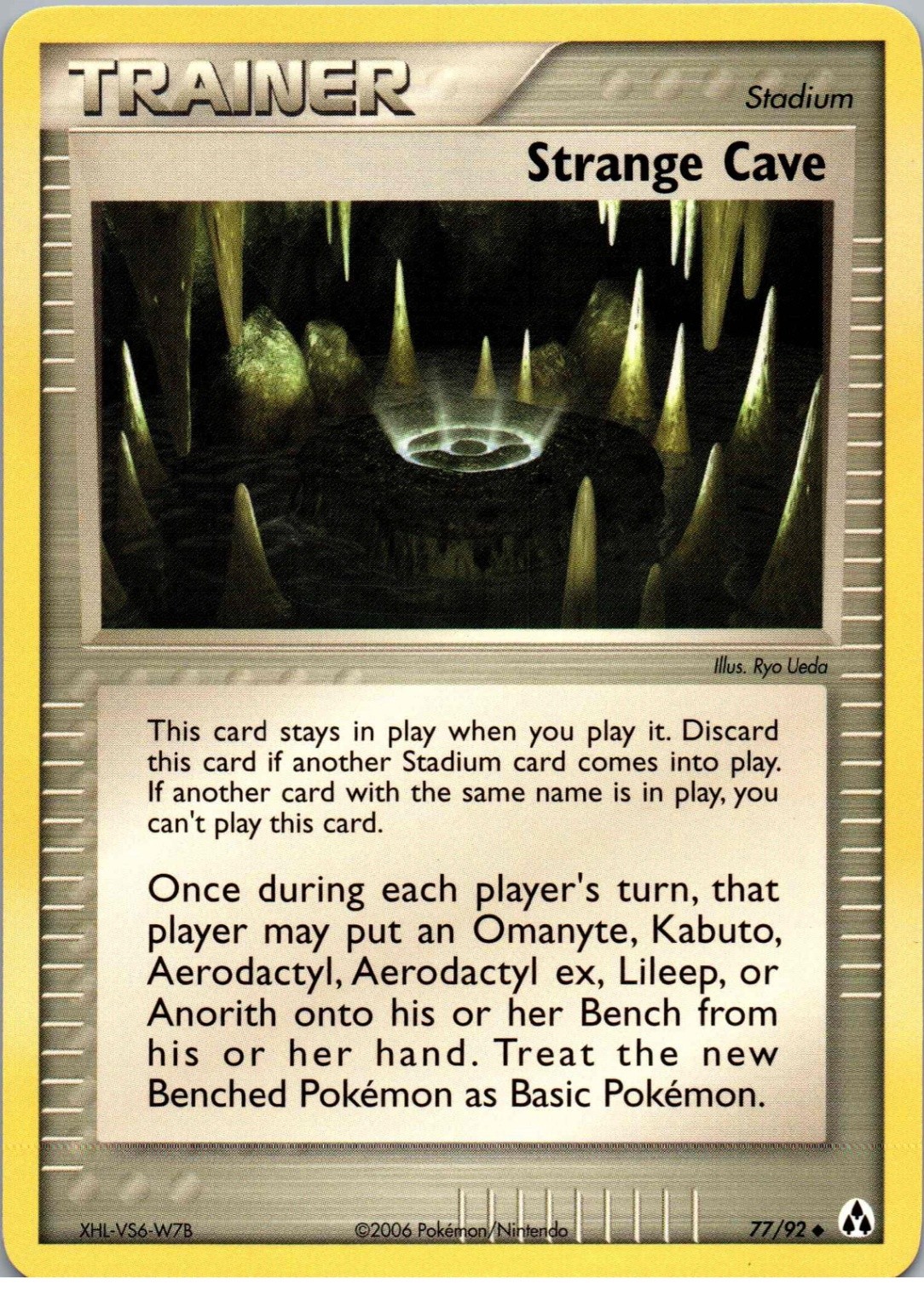 Strange Cave - Uncommon - Legend Maker - 77/92 - NM - Normal