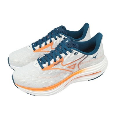 Mizuno Wave Rider 29 Super Wide White Orange Men Road Running