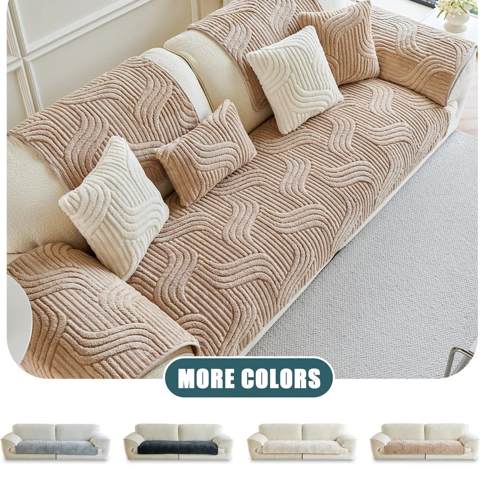 Funda Sofá Lavable, Funda Almohada, Decoración Antideslizante para Cojín Asiento Sofá Foto 3 de 4