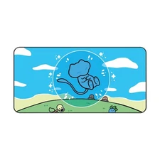 Mew Blue Pokemon Gaming Desk Mat Mouse Pad