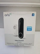 Arlo Wireless Video Doorbell 2nd Gen 2K  AVDK4001-100CNS w/ Chime 2 