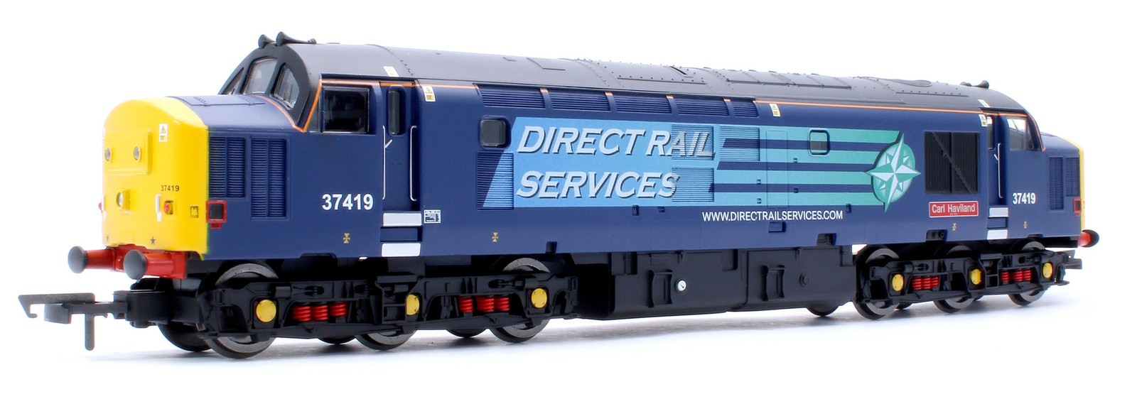 Hornby R30437 RailRoad Class 37 DRS 'Carl Haviland' 37419 Diesel Locomotive - Image 3