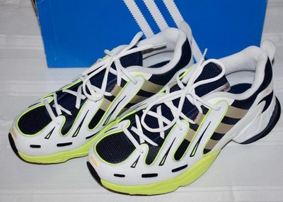 Mens Adidas EQT Gazelle Size 8.5 Casual Volt White Solar Shoes EE7742 ~ CCF2#69
