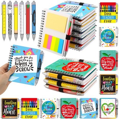Gersoniel 24 Pcs/12 Set Teacher Graduation Gifts Bulk Thank multiple Colors