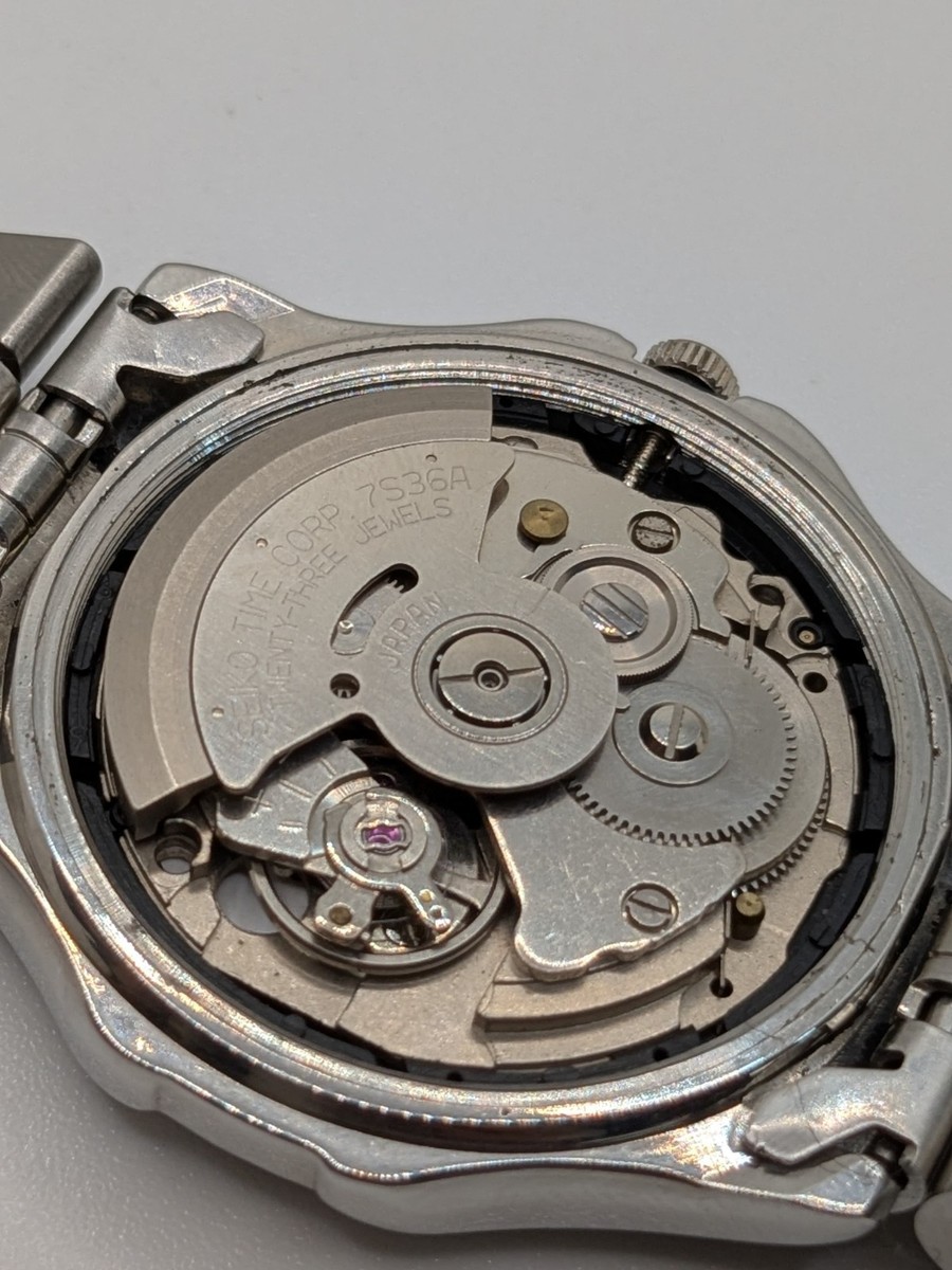 Rare Seiko Superior Whirpool Ivory Dial Automatic Day Date Round