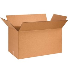 BOX USA 26x14x14 Corrugated Boxes, Large, 26L x 14W x 14H, Pack of 10  Kraft