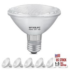 Par30 75W Halogen Light Bulbs - 6 Pack Short Neck Par30 Short 75W - 6 Pack