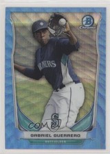 2014 Bowman Draft Top Prospects Chrome Blue Wave Refractor Gabriel Guerrero 0c6