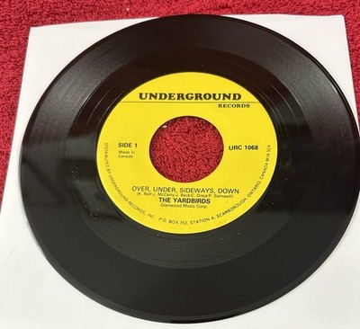 The Yardbirds 45-Over Under Sideways Down / HaHa Said Clown-1981-ultrasonic