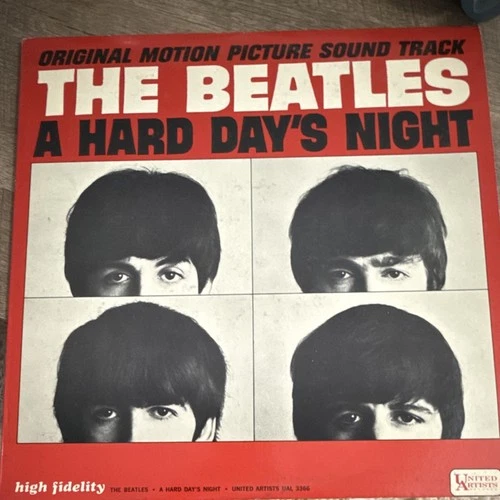 The Beatles A Hard Day's Night Vinyl LP United Artists 12" 33 RPM UAL 3366