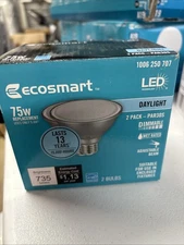 (2-Pk) EcoSmart Dimmable Adjustable Beam Angle LED Light Bulb 75W Daylight 