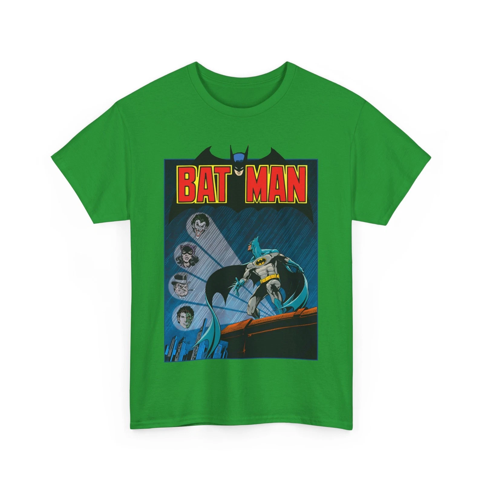 Batman T-Shirt - DC Comics - Catwoman, Joker, Two-Face, Penguin - Bronze Age Art