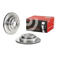 2X Brembo Bremsscheiben 266Mm InnenbelÜFtet Hinten Passend FÜR