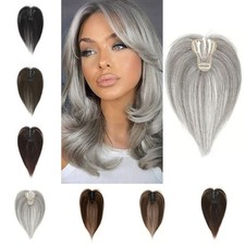 Clip In Natural Synthetic Hair Bangs Fringe Hair Pieces Middle Part Hair