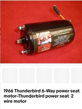 1966 Ford Thunderbird Front Seat Motor