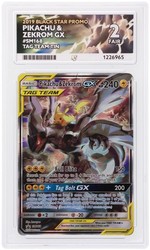 Pikachu & Zekrom GX SM168 Black Star Promo