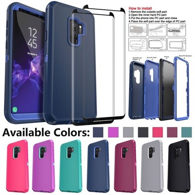 Shockproof Rugged For Samsung Galaxy S9/S9+/S9 Plus Case Cover /Screen Protector