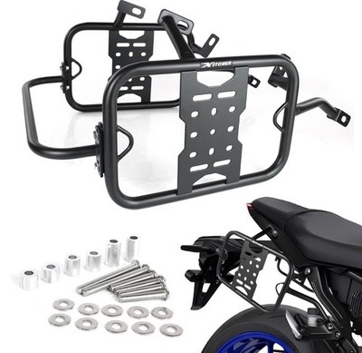 Xitomer Side Cargo Luggage Rack for Yamaha MT-09 / SP 2021-2023 - Black Steel