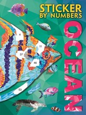 Sticker By Numbers: Ocean Activty Book for Adults , Ltd 9781835442128 New..