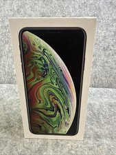 OEM Apple iPhone XS Max EMPTY BOX w/headphones wall adapter -MINT