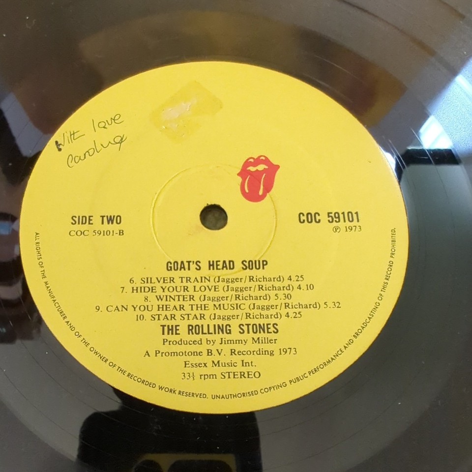 Rolling Picture Add Rolling Stones Goat's Head Soup Gatefold + Beautiful Delilah Blue 1973 ...