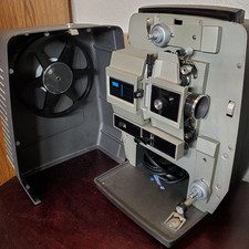Sears Du-All 8mm Super 8 Portable Film Projector 584.92040 Works, Needs Lamp