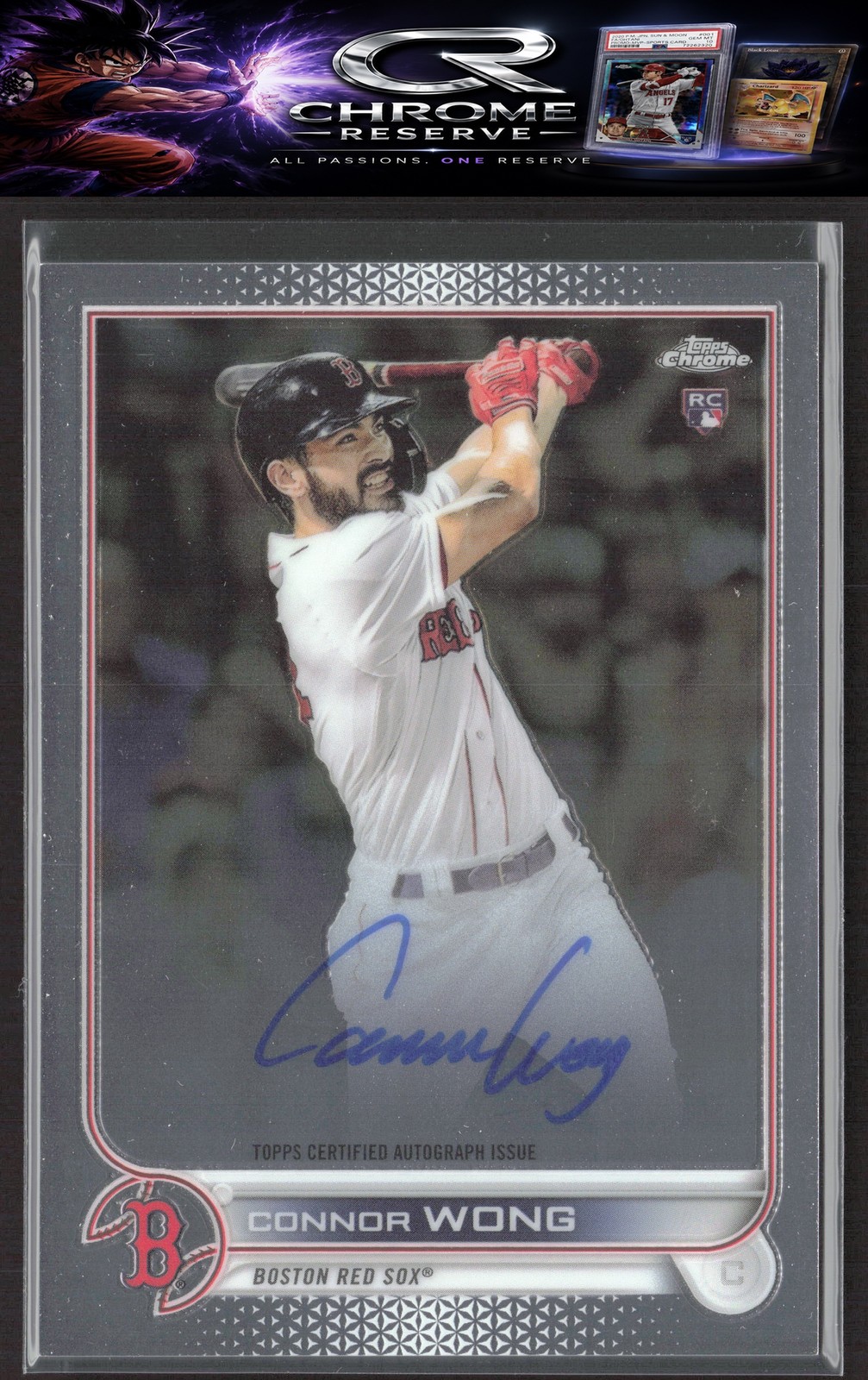 2022 Topps Chrome #RA-CW Connor Wong Rookie Autographs