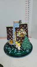 Vintage Ceramic Christmas House / Gingerbread House Musical Lighting