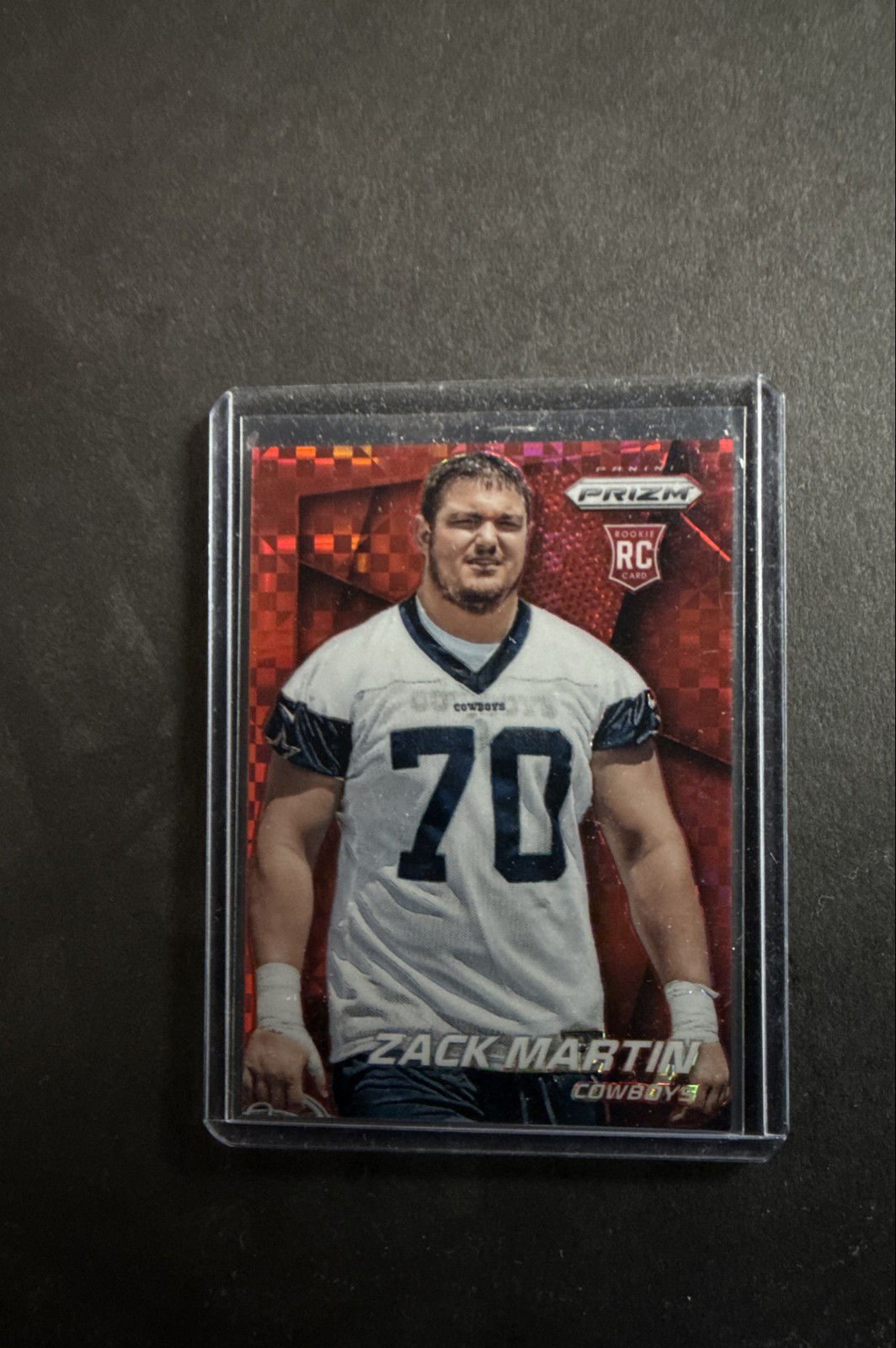 2014 Panini Prizm - Zack Martin #297 Red Power Prizm /125 (RC)