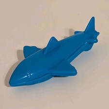 1990 General Mills Shark Bites Fruit Snacks Premium Toy 3-1/4 Blue Shark