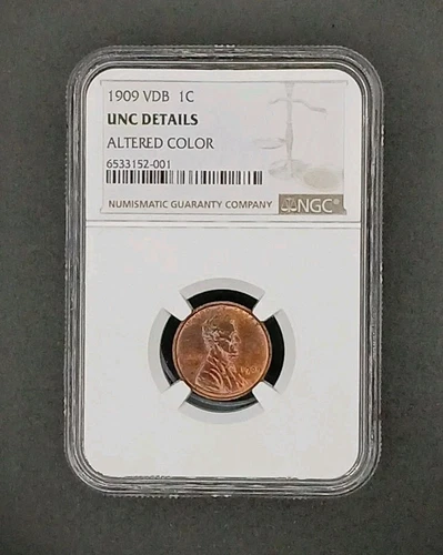 1909 VDB Lincoln Cent UNC Details  NGC Historic & Highly Sought After Key Date!