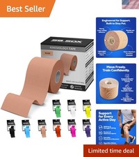 16ft  Cotton Kinesiology Tape - Latex-Free Muscle Support Essentials 3.17 per gallon