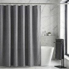 Waterproof Fabric Shower Curtain Liner, TPU Coated, Peva-Free  Odorless, Hotel